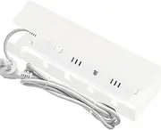 Under Desk Cable Management | Charging Cord Organizer Rack | No Screw Adhesive Cable Management Tray for Computer Standing Desk Bedside Nightstand Kitchen Living Room
