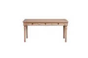 Maestro Furniture Julius Classic Computer Working Home Office Writing Desk 160cm 3-Drawer Oak
