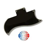 WIDE BEVEL 5 Ply Black/Cream Pickguard for Gibson SG Standard T 2017 Made In USA