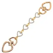 Purse Strap Extender for Handbag Bag, Chain Strap Replacement Extension Heart