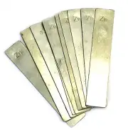 Eisco Labs Zinc Electrode Strips 100 x 19mm - Pack of 10