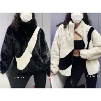 在飛比找蝦皮購物優惠-【罐頭選貨】NIKE FAUX FUR黑色 白色 綠色 大勾