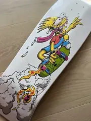 Simpsons X Santa Cruz - Bart slasher Skateboard Deck 500th Episode 410/500 New