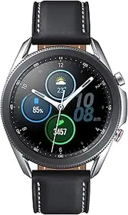 [Samsung] Galaxy Watch 3 Stainless Steel 45 mm Bluetooth Smart Watch - Mystic Silver (UK Version)