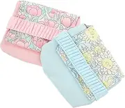 Ipetboom 2Pcs Portable Sanitary Napkin Storage Bag for Stylish Menstrual Pad Pouch with Lining for Travel and Everyday Use Lightweight and Compact Design