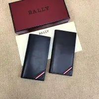在飛比找Yahoo!奇摩拍賣優惠-新款熱銷 男包#BALLY 新款西裝夾錢包男士對折錢包 織帶