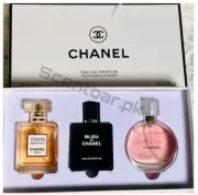 SET CHANEL PERFUME MINI IN ONE SET 3 MOST DEMANDING ARTICLES (3 x 30ml)