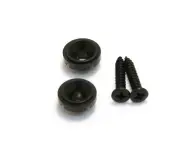 AP-0730-003 2 Round Vintage Style Black Guitar String Guide for Tele Guitar