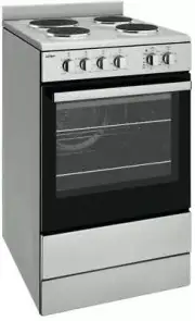 Chef 54cm 80L Electric Freestanding Oven/Stove CFE536SB