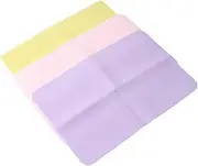 3Pcs Wash Face Sponge Absorbent Synthetic Drying Chamois PVA Facial Cleaning Towel (Size M, Random Color)