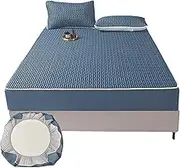 Latex Sheets Summer | Luxurious Silk Sheets Ultra-Cooling Ice Silk Bedspread - Comfort Cool Sheets for Hot Sleepers for All Kinds of Mattresses