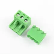 50Pcs 5.08mm Pitch Right Angle 3 pin 3 way Screw Terminal Block Plug Connector