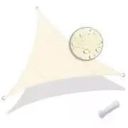 Heavy Duty Waterproof Sun Shade Sail Cloth Square Rectangle Triange Canopy Optio