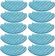 KIXURO 10Pcs Mop Cloths Cleaning Pads, for Ecovacs Deebot T8 AIVI T8 Max and T8 Series T9 Series N8 Pro Plus N8 Pro Vacuum Cleaner Accessories Vacuum Cleaner Mop Pad