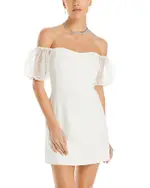 French Connection Whisper Puff Sleeve Dress
