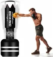 69 Standing Punching Bag for Adults with Stand, Heavy Bag Boxing Equipment Kic