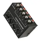 Passive Mixer 4 Channel Line Mixer Mini Sound Mixer Stereo Line Mixer For Tu BUU