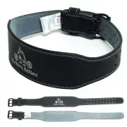 Incomparable 100% Pure Leather Weight Lifting Belt 4" Back Support Fitness Gym