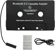 Cassette Tape Player for Car | Blue Tooth 5.0 Tape Audio Adapter for Car,Desk Player Audio Adapter with Hands-Free Call for Listening to Mobile Music and Car Voice