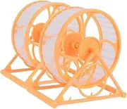 ibasenice 2Pcs Hamster Wheel Mute Exercise Wheel for Animals Like Hamsters Hedgehogs and Mice Durable Smooth Edges for and Healthy Growth