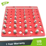 New 28 Nut and Bolt Thread Checker 14 Metric And 14 Standard Specifications