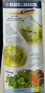 Black & Decker Gizmo Tip 'N Mix Salad Dressing Mixer Maker UPC:050875528390