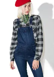 [Cheap Monday] Ink Blue Skinny Dungarees