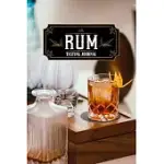 RUM ALCOHOL DISTILLERY TASTING SAMPLING COSTING JOURNAL NOTEBOOK DIARY LOG BOOK - DECANTER & GLASS: SPIRITS LIQUOR BARTENDER MIXOLOGY LOVER CONNOISSEU