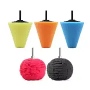 5pcs Polishing Pad Buffing Wheel Kit for Drill Buffing Sponge Pads Kit Car Wh...
