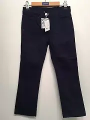 New Jacadi Paris Blue Cotton stretch Girl Jeans Pants Size 4A