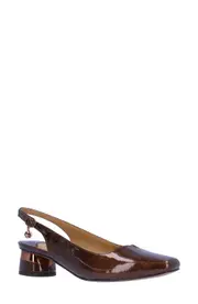 J. Reneé Taveta Slingback Pump in Bronze at Nordstrom, Size 8