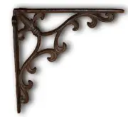 Decorative Fluer De Lis,Lg. Shelf Bracket,Corbel,shelf brace,Kitchen decor B-72