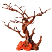 Aqua One Hermit Crab Climbing Branches & Orange Rock Ornament 24.5x18x19cm (3...