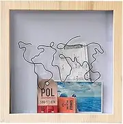 Shadow Box Picture Frame for Wall and Tabletop Display-Ticket Stubs Adventure Archive Box/Hang,Awards S A