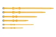 Sea To Summit Stretch-Loc 20 TPU Straps - 20mm X 500mm - 2pk - Yellow