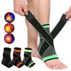 Ankle Brace Support Stabilizer Foot Guard Adjustable Sprain Pain Relief Wrap SML