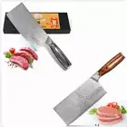 8 inch Damascus Knife Chinese Nakiri Knife Damascus Steel Kitchen Slicing Knife