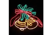 Animated Flashing Bells Rope Motif Christmas Light Bell