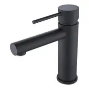 Mondella Resonance 35mm Matte Black Pin Lever Basin Mixer WELS 4 Star 7.5L/min