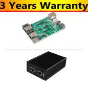 CM4_3 Gigabit Ethernet Expansion Board w/Case GIGA_USB3.0 EMMC Program Interface