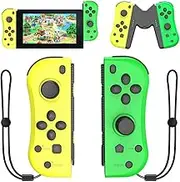 THAVENFLY Joy Con Controller Replacement Campatiable for Nintendo Switch - Left and Right Neon Joycon
