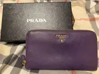 在飛比找Yahoo!奇摩拍賣優惠-二手 PRADA SAFFIANO 長夾