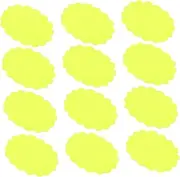 Zerodeko 100pcs Tag Sale Tag Retail Sale Signs Advertising Labels Signs Yellow Paper