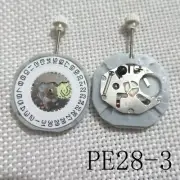Replacement Brand New Quartz Movement Sunon PE28 3 Hands Date at 3 Movement