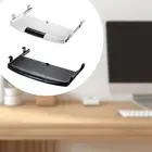 Keyboard Tray Under Desk Computer Drawer Easy Slip Slide Out for Typing Sliding