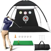 Golf Net, 10X7Ft Golf Practice Net Backyard Driving, Golf Chipping Net, Golf Swi