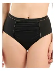 [Sans Complexe] Speekapoo Shape Tummy Control High Waist Bikini Bottom in Black