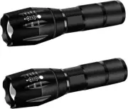 Military Grade Flashlight High Lumen 5 Modes Water Resistant LED Tactical Torch