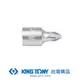 KING TONY 專業級工具 1/4"DR. 米字型起子頭套筒 PZ3 KT201803X