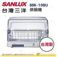 在飛比找Yahoo!奇摩拍賣優惠-台灣三洋 SANLUX SSK-10SU 烘碗機 公司貨 台